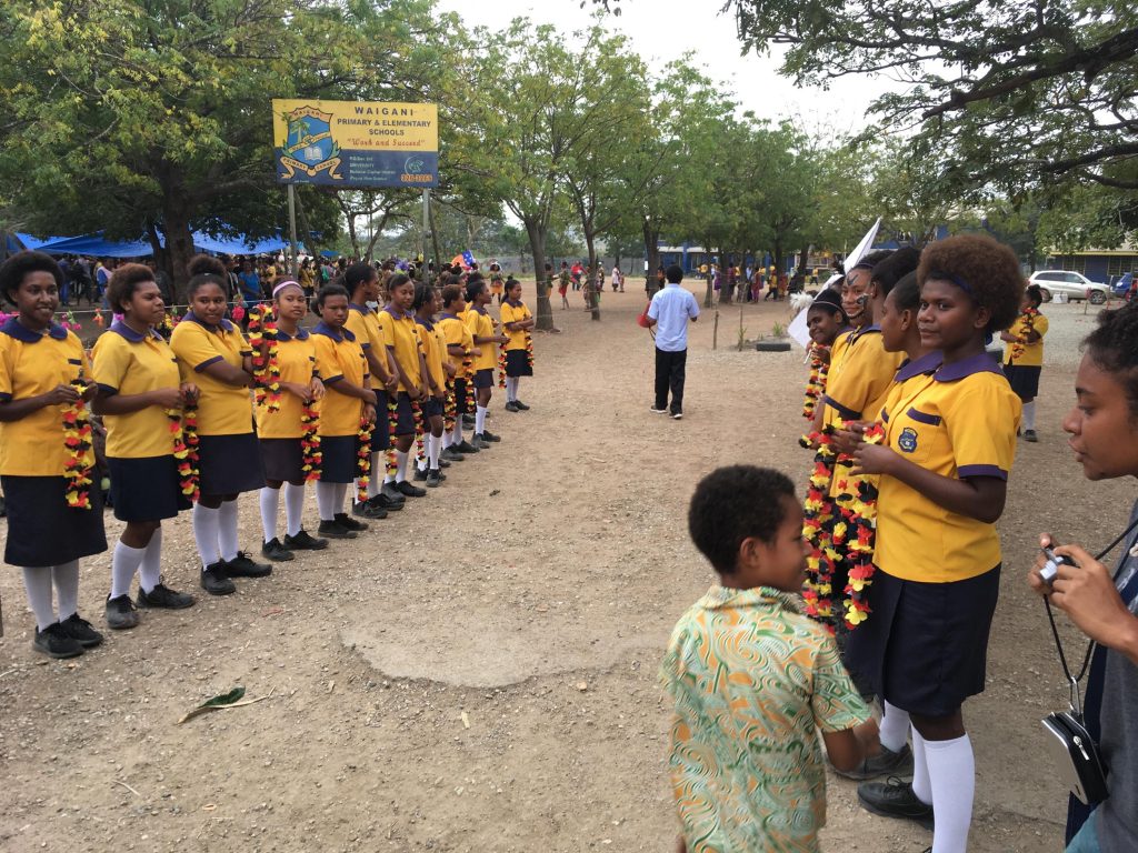 パプアニューギニア6日目：ワイガニ学校訪問